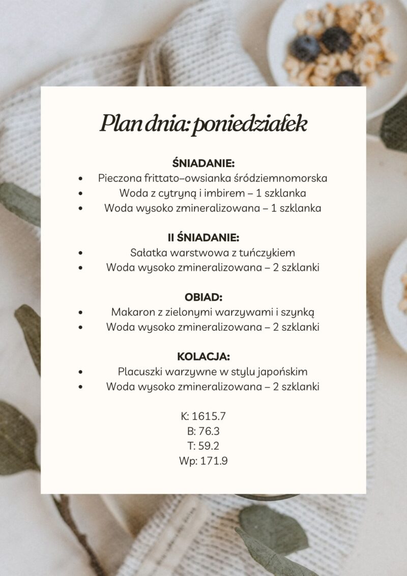 PięknieJEMY i zdrowiejemy - dieta dla urody 1800 kcal - obrazek 3